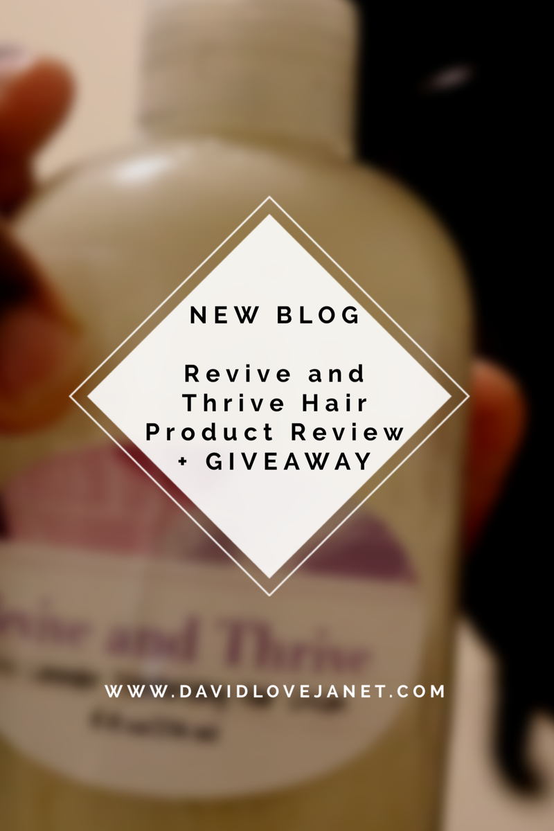 [CLOSED]Revive and Thrive Hair Product Review + GIVEAWAY[CLOSED]